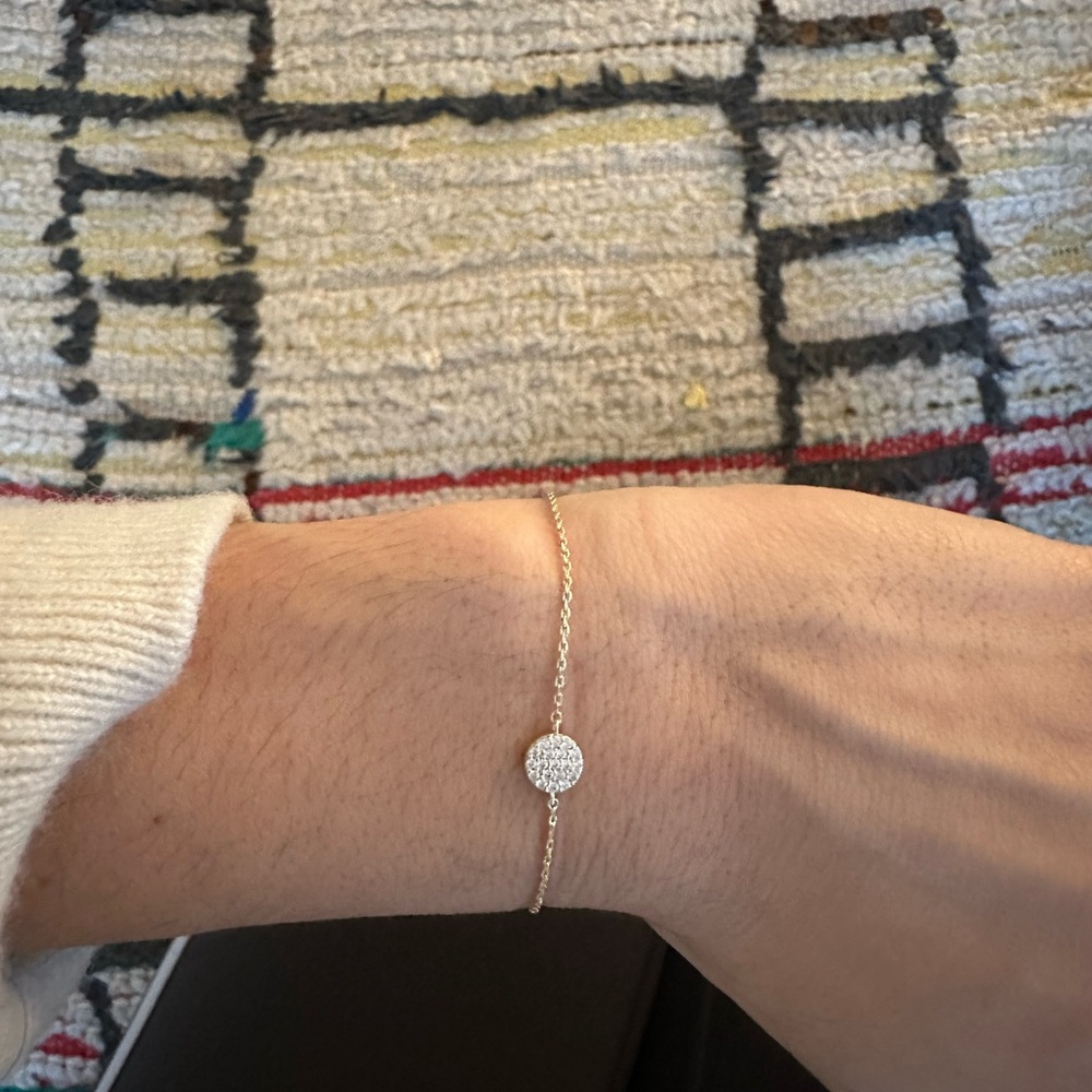 Ana Luisa 14K Gold Filled Bracelet with White Topaz